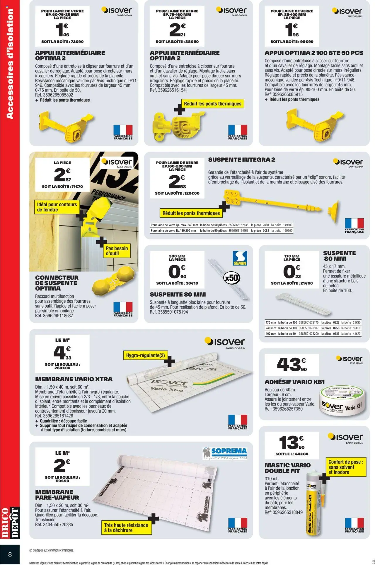  | Page: 8 | Produits: Connecteur, Rouleau, Solvant