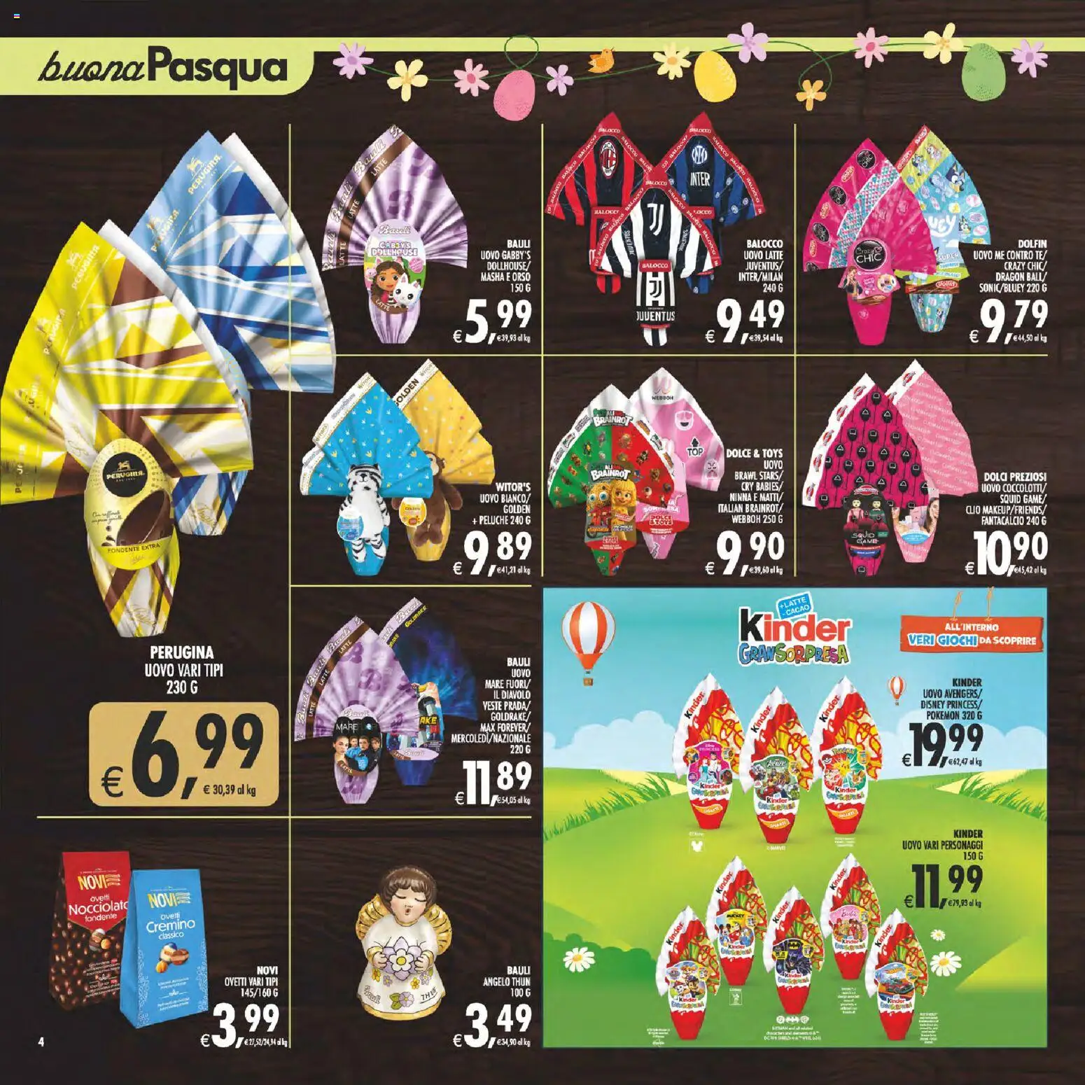 Volantino Decò del 27.03.2026 | Pagina: 4 | Prodotti: Peluche, Latte, Cacao