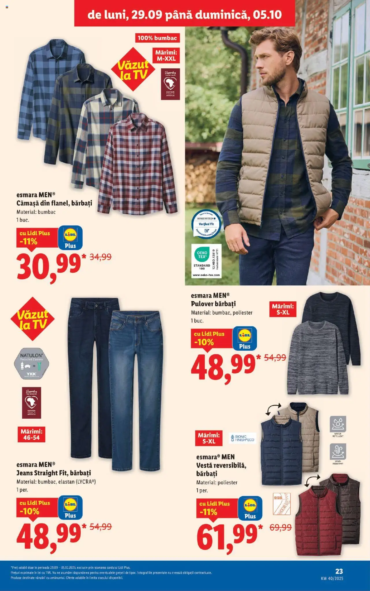 Noul catalog Lidl – valabil de la 29.09.2025 | Pagină: 23 | Produse: Pulover, Vestă