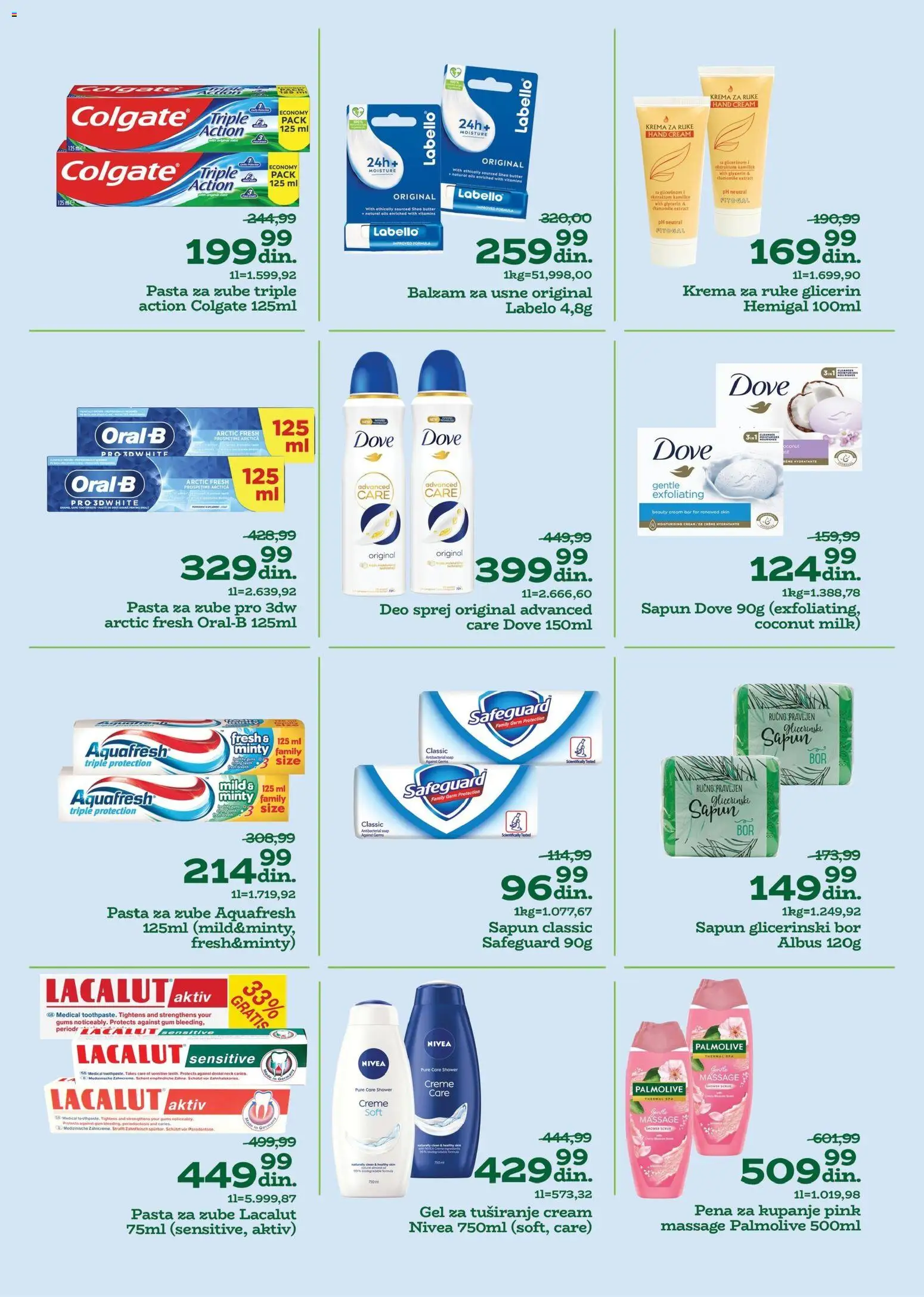 Univerexport katalog - važi od 24.11.2025 | Strana: 26 | Proizvode: Colgate, Nivea, Krema za ruke, Gel za tuširanje