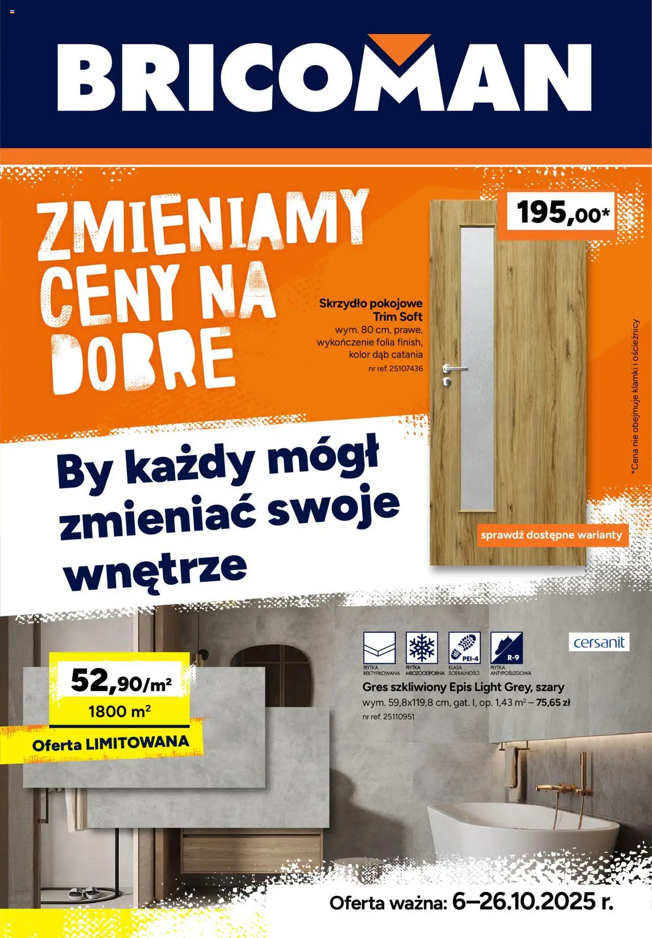 Bricoman Gazetka od 06.10.2025 | Strona: 1