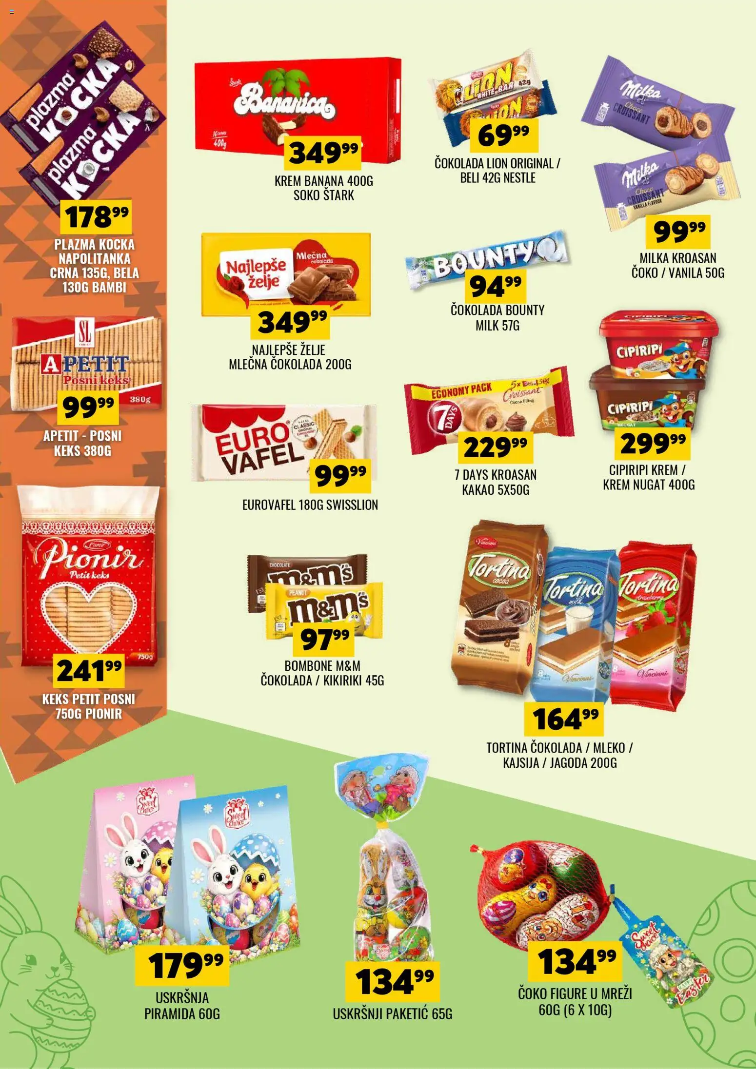 Tekijanka katalog - važi od 03.04.2026 | Strana: 12 | Proizvode: Bombone, Milka, Keks, Kikiriki