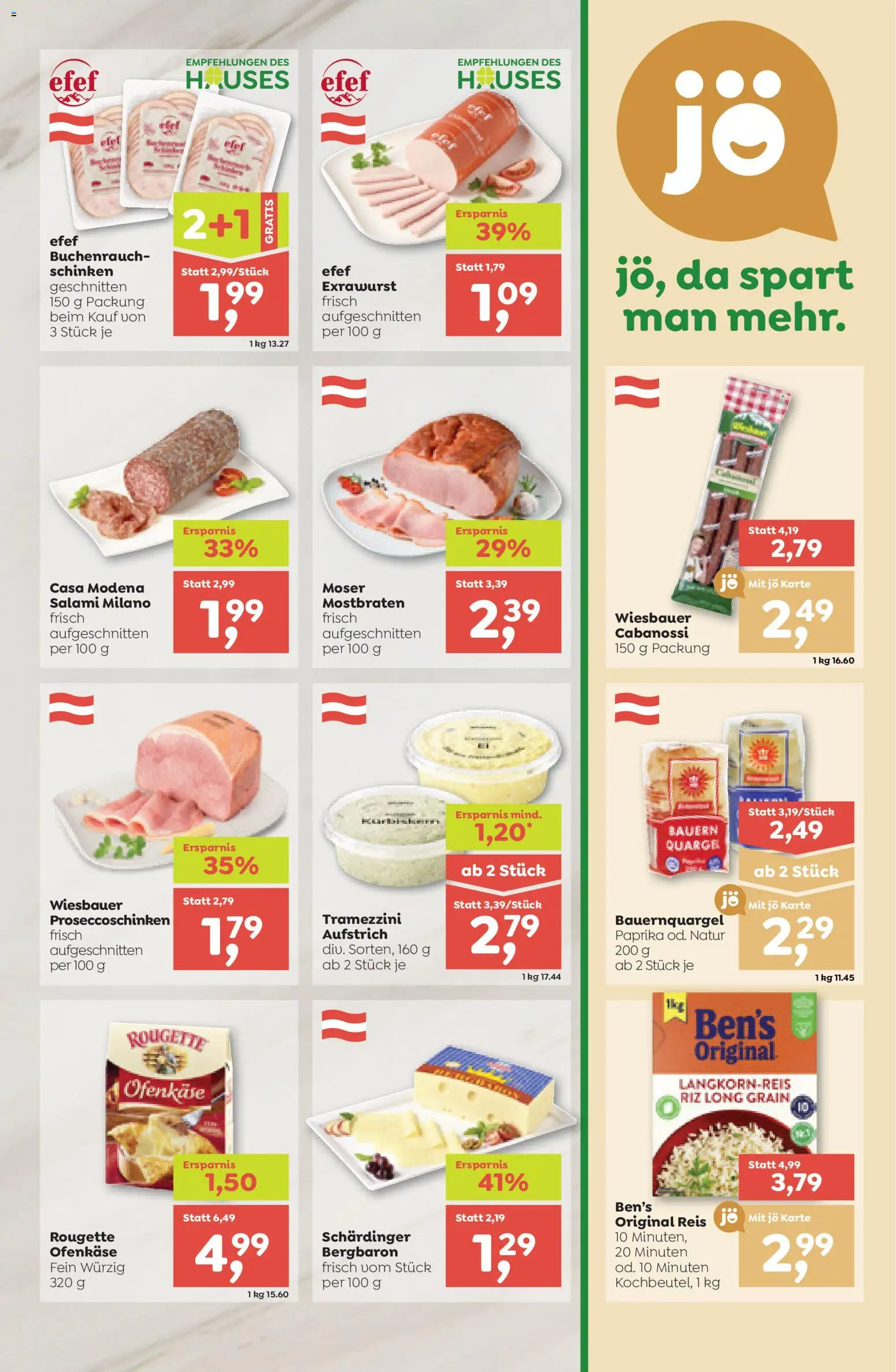 ADEG Flugblatt gültig ab 13.11.2025 | Seite: 5 | Produkte: Salami, Schinken, Reis