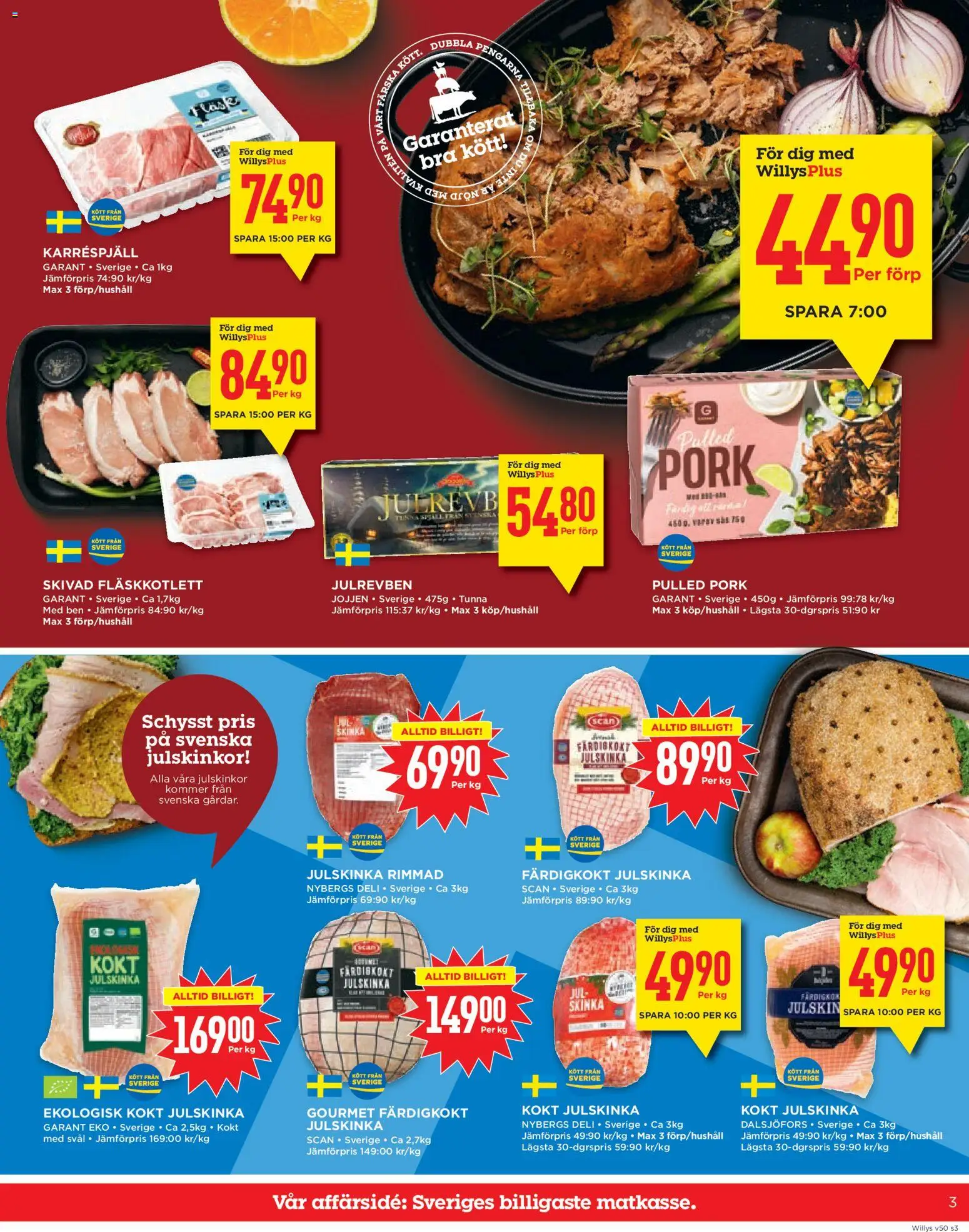 Willys reklamblad aktuell från 08.12.2025 | Sida: 3