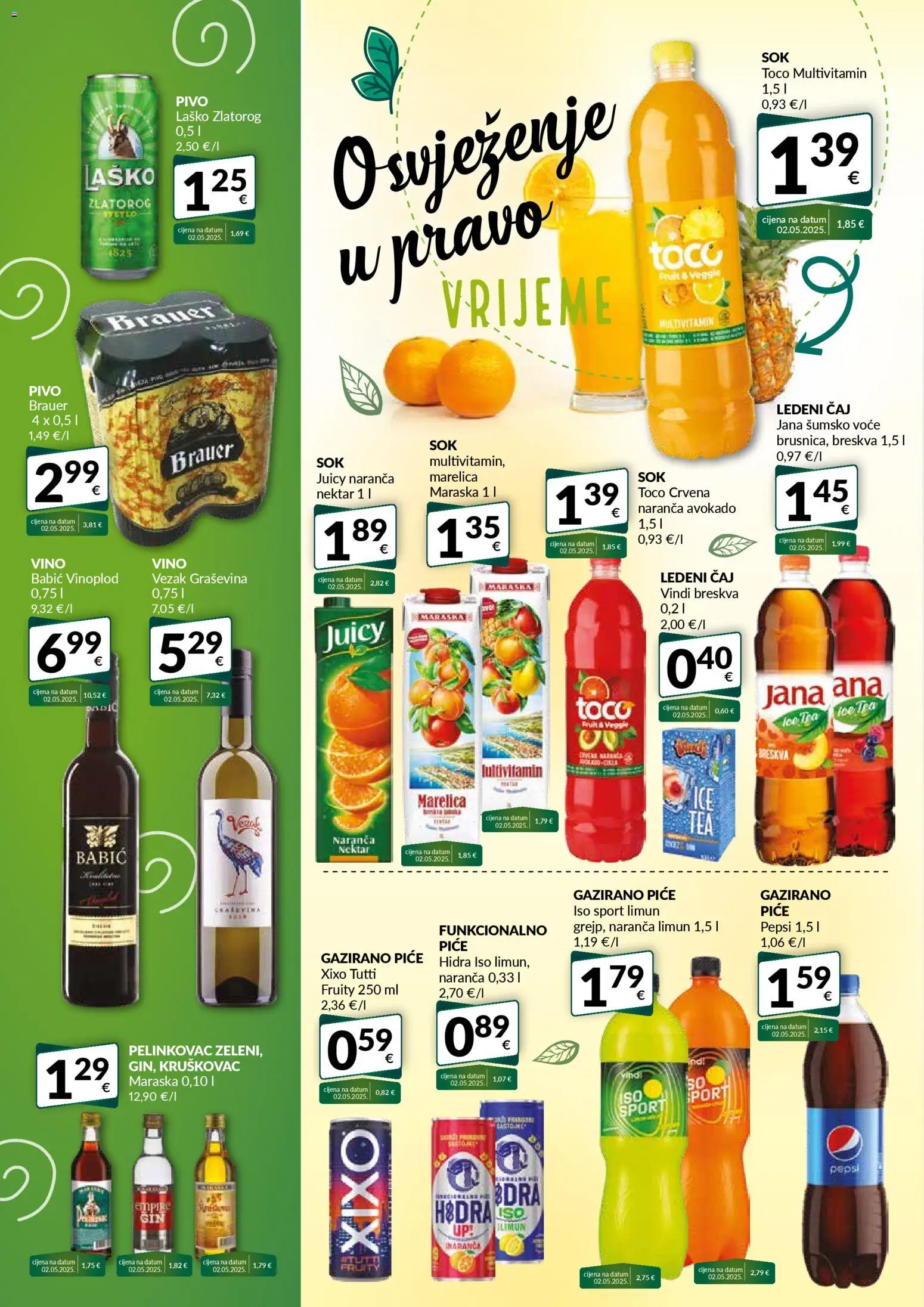 Bakmaz katalog | vrijedi od 14.01.2026 | Stranica: 6 | Proizvodi: Pepsi, Avokado, Limun, Breskva