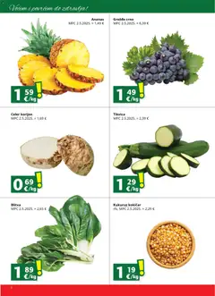 Djelo - Katalog - Pregled kataloga iz trgovine Djelo, vrijedi od 03.12.2025 | Stranica: 2 | Proizvodi: Celer, Kukuruz, Ananas, Grožđe