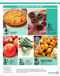 E.Leclerc - Prévisualisation de POMME JAZZ(1), Catégorie: 1. Variété: Scifresh. Calibre: 170/200 g. valide à partir de 07.04.2026 | Page: 21