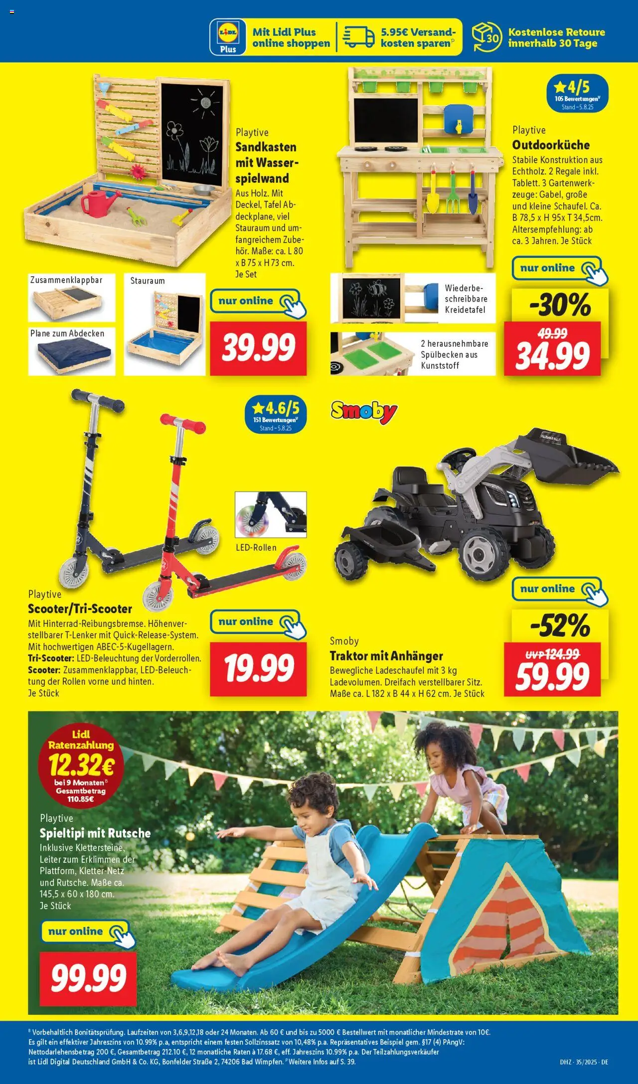 Lidl Prospekt Zossen 	 - gültig ab dem 25.08.2025 | Seite: 15 | Produkte: Bad, Scooter, Wasser