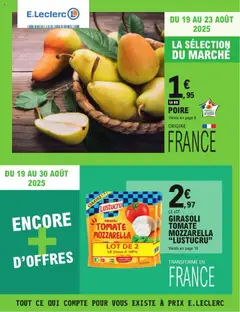 E.Leclerc - Prévisualisation de E.Leclerc - Catalogue de la sélection du marché valide à partir de 19.08.2025