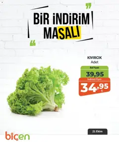 21.10.2025 tarihinden itibaren geçerli olan Biçen Market kataloğu önizlemesi