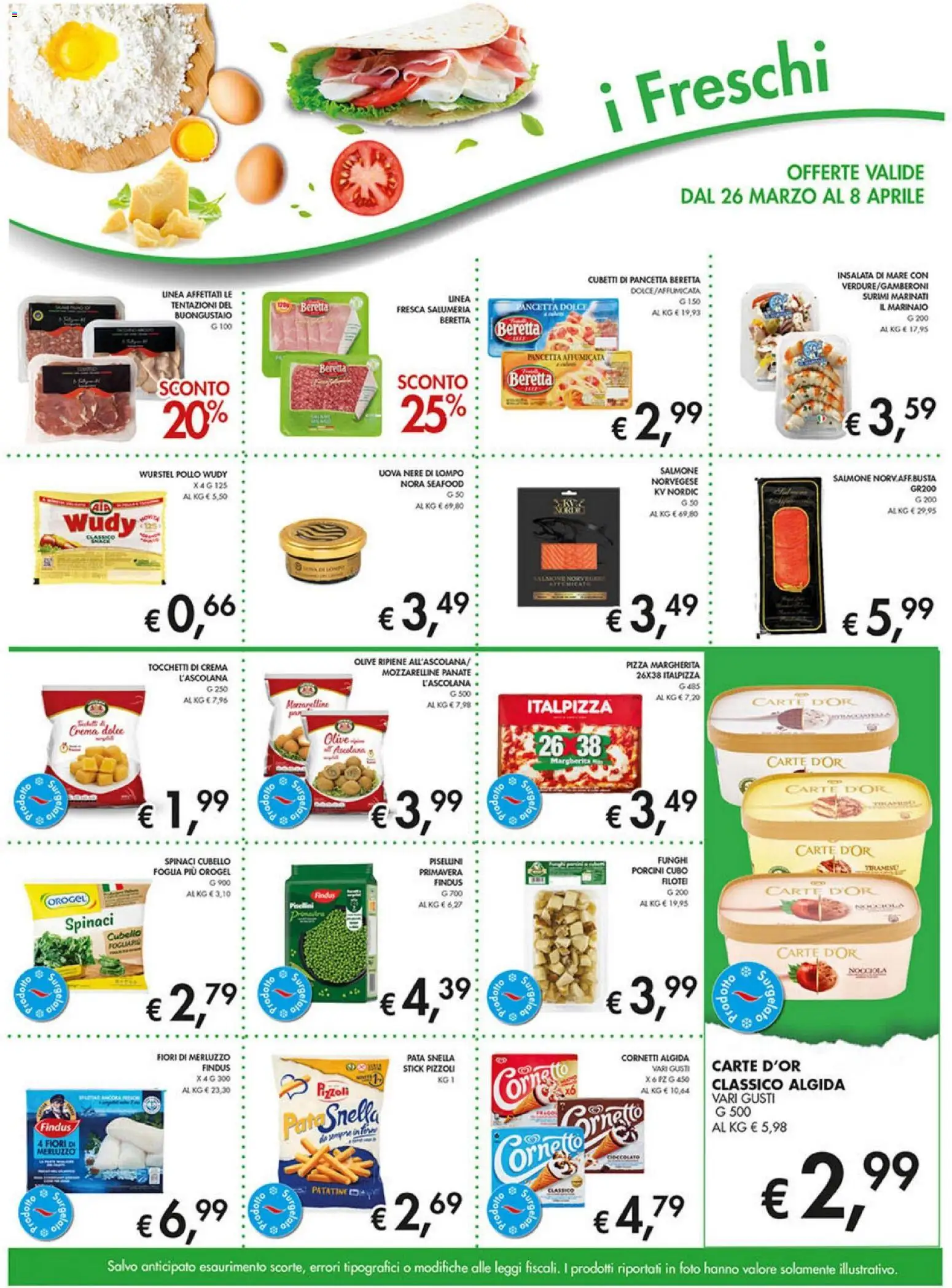 Volantino Coal del 26.03.2026 | Pagina: 7 | Prodotti: Pizza, Olive, Wurstel, Funghi