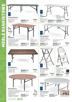 Pogląd oferty "Makro Gazetka - Meble i grille" - ważna od 01.01.2025 | Strona: 24 | Produkty: Stół, Krzesło