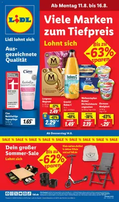 Lidl Prospekt 	 gültig ab dem 11.08.2025