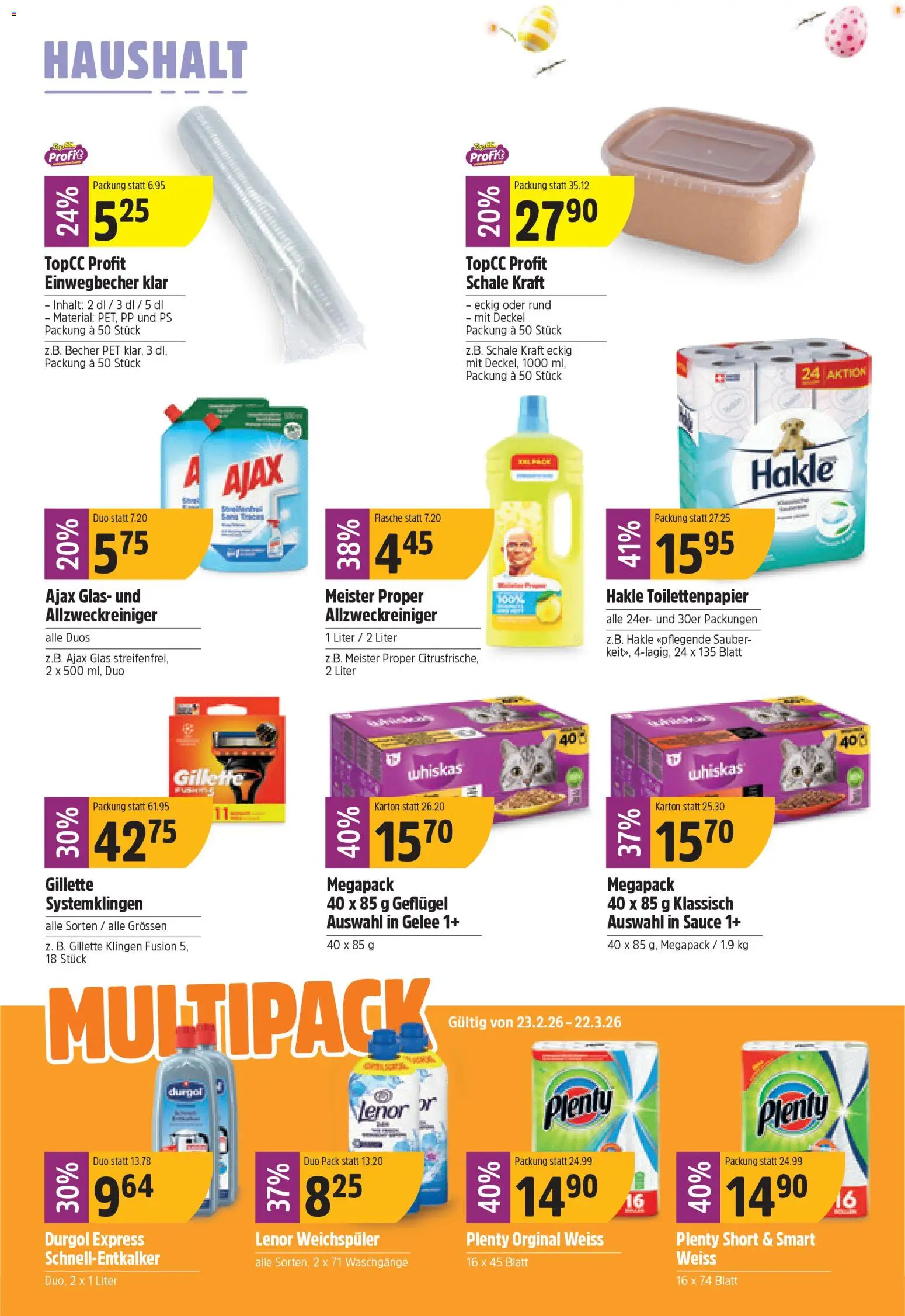 TopCC aktionen – gültig ab 09.03.2026 | Seite: 22 | Produkte: Weichspüler, Top, Toilettenpapier