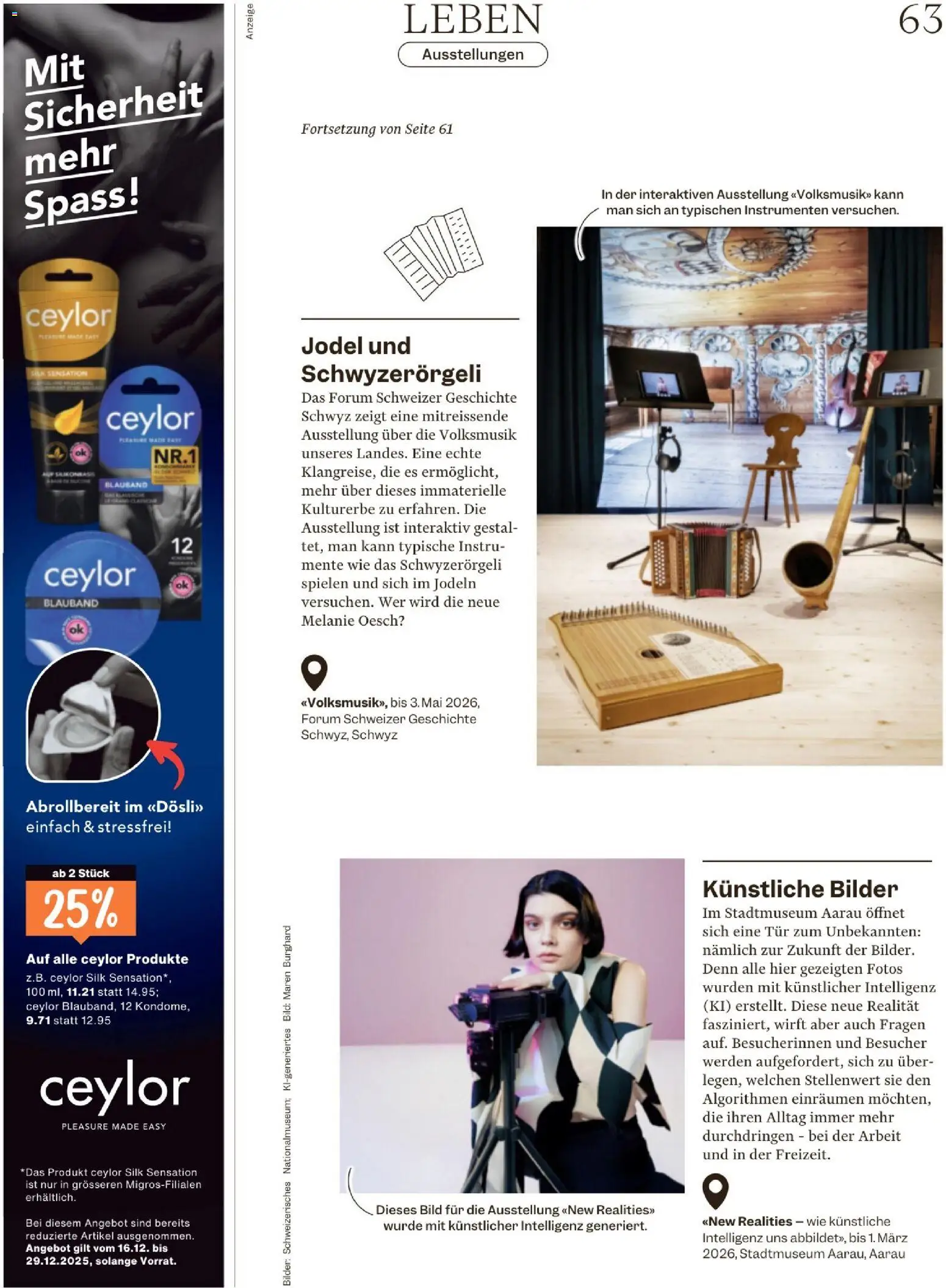 Migros Magazin – gültig ab 16.12.2025 | Seite: 63 | Produkte: Bilder