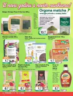 Katalog KTC - Pregled kataloga iz trgovine KTC, vrijedi od 07.01.2026 | Stranica: 14 | Proizvodi: Jabuke, Čips, Sirup, Indijski orah