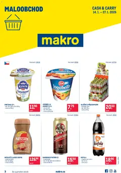 Náhled letáku Makro leták - Maloobchod od 14.01.2026