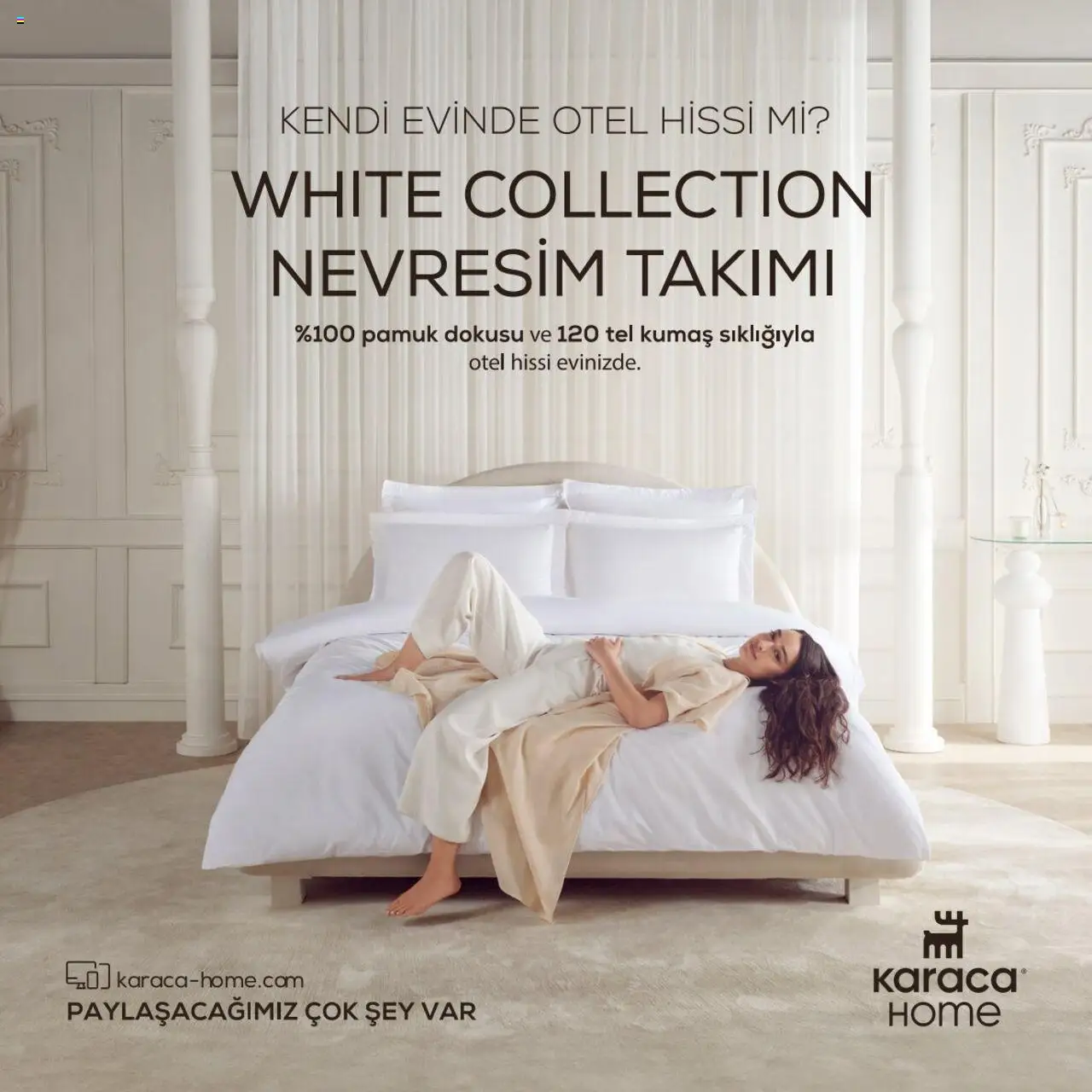 Karaca - Karaca Home - White Collection - 03.03.2025 tarihinden itibaren geçerlidir | Sayfa: 80 | Ürünler: Nevresim