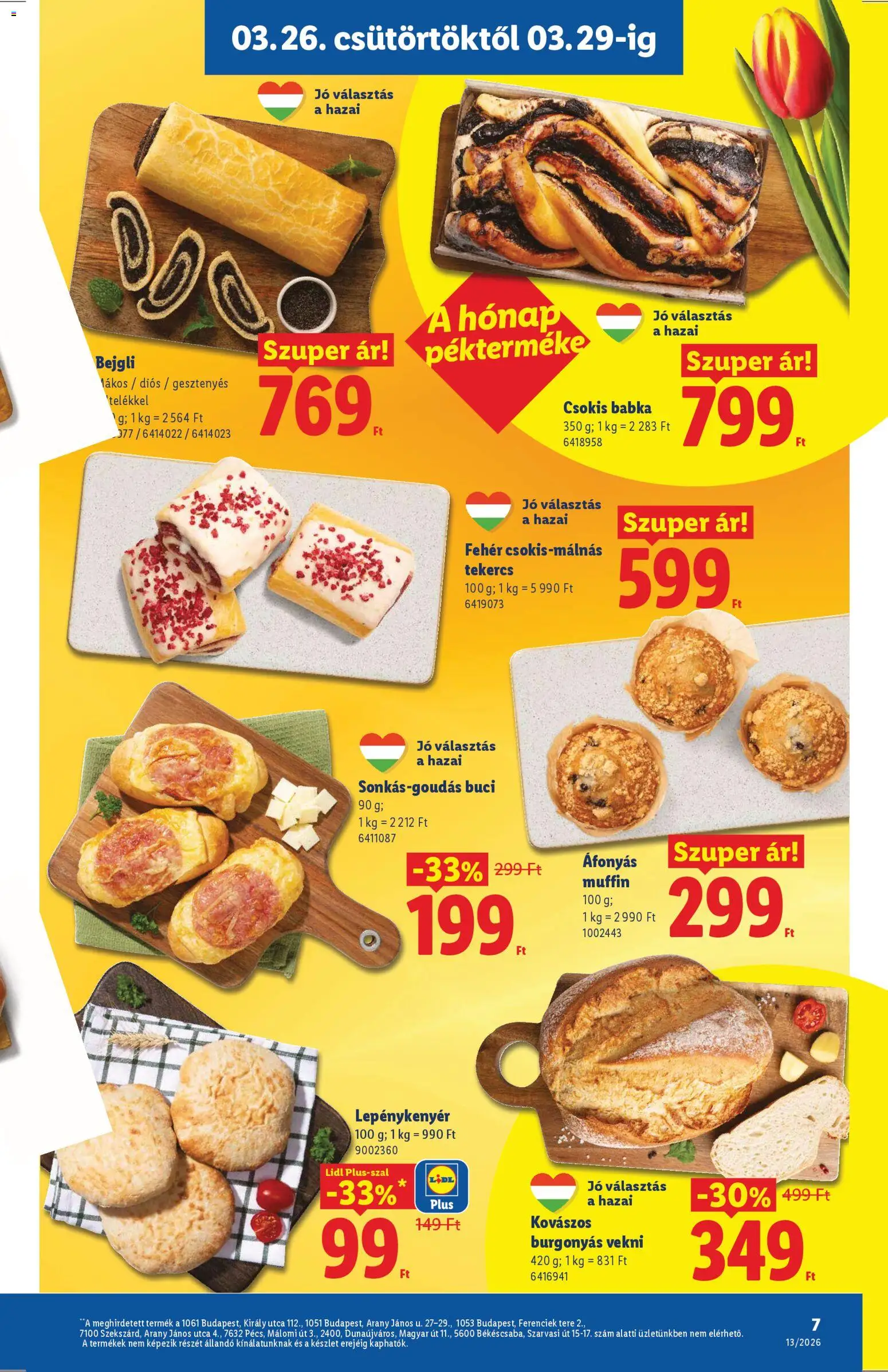 Lidl akciós ujság - amely érvényes a következő dátumtól: 26.03.2026 | Oldal: 7