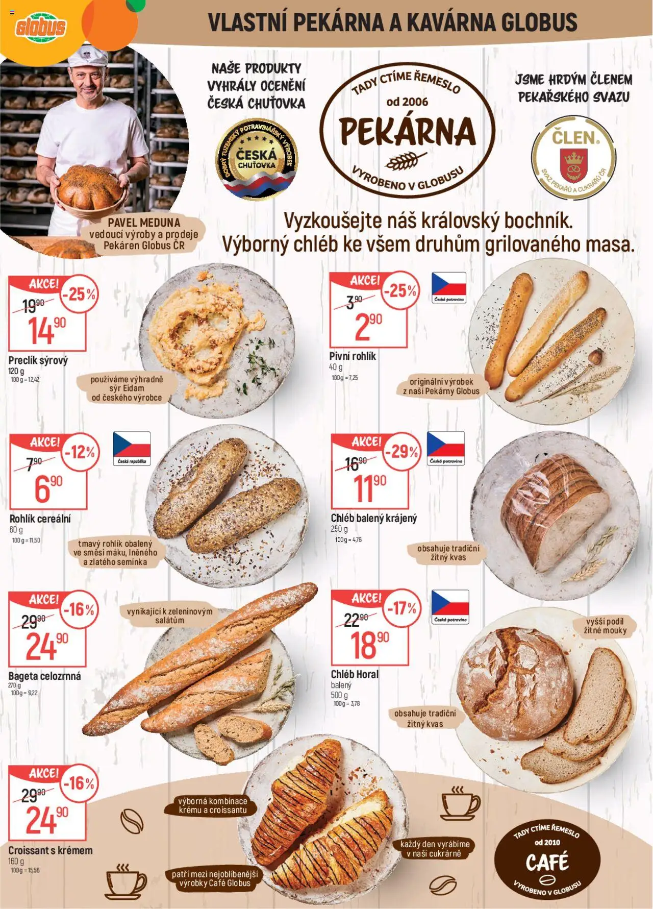 Globus leták od 18.06.2025 | Strana: 7 | Produkty: Globus, Chléb, Eidam, Croissant