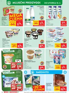Katalog Spar - Pregled kataloga iz trgovine Spar, vrijedi od 04.02.2026 | Stranica: 16 | Proizvodi: Sir, Voćni jogurt, Ledo, Oslić