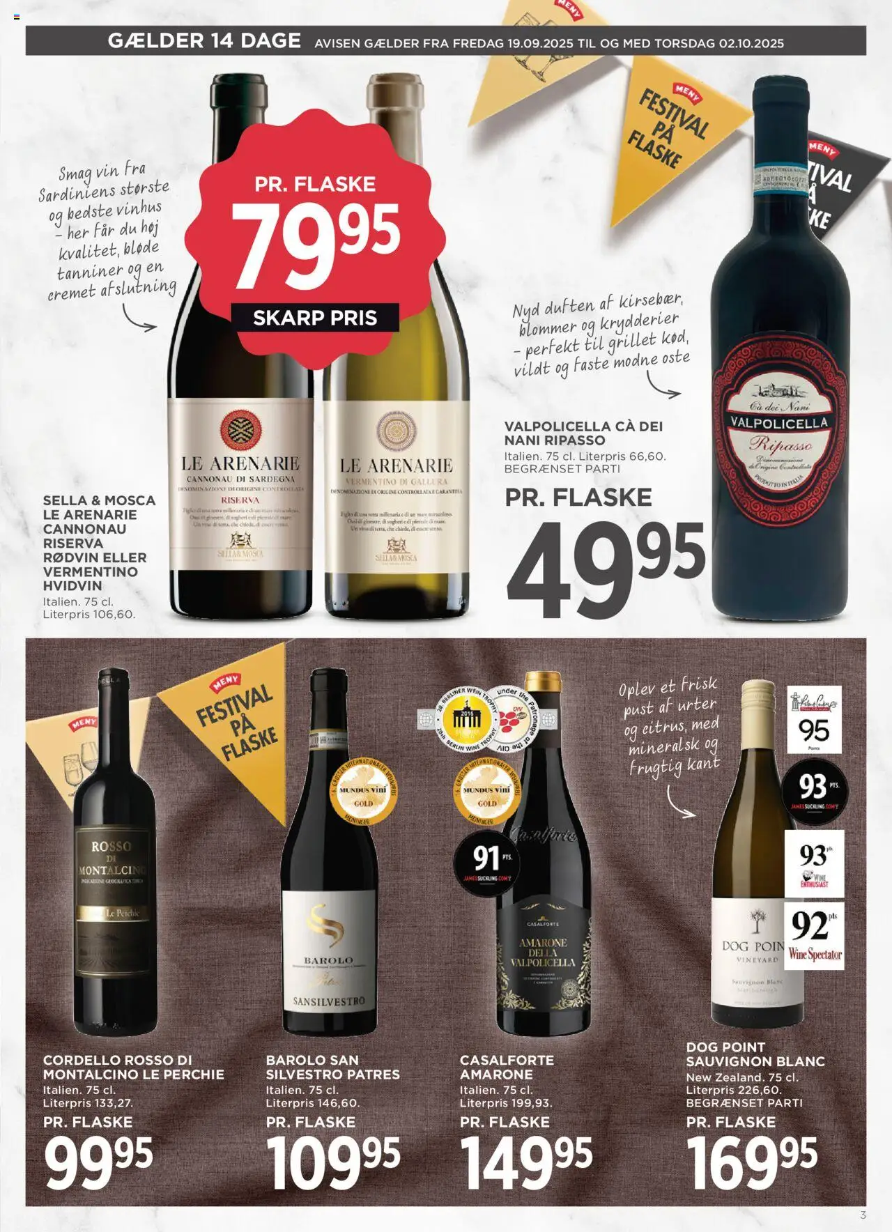 Meny tilbudsavis – gyldig fra 19.09.2025 | Side: 42 | Produkter: Vin, Blommer