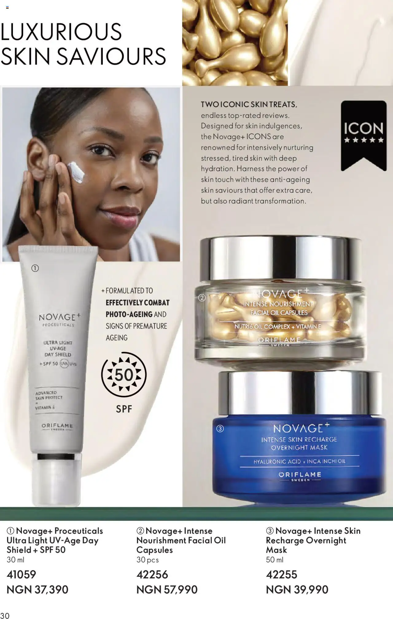 Oriflame - Catalogue  valid from 01.07.2025 | Page: 30 | Products: Čokoladni napitci, Mask, Oil