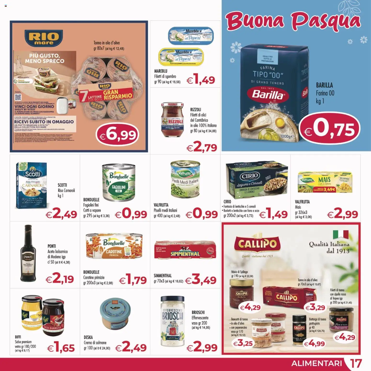 Volantino MerSi Supermercati del 18.03.2026 | Pagina: 17 | Prodotti: Salmone, Lenticchie, Aceto, Fagiolini