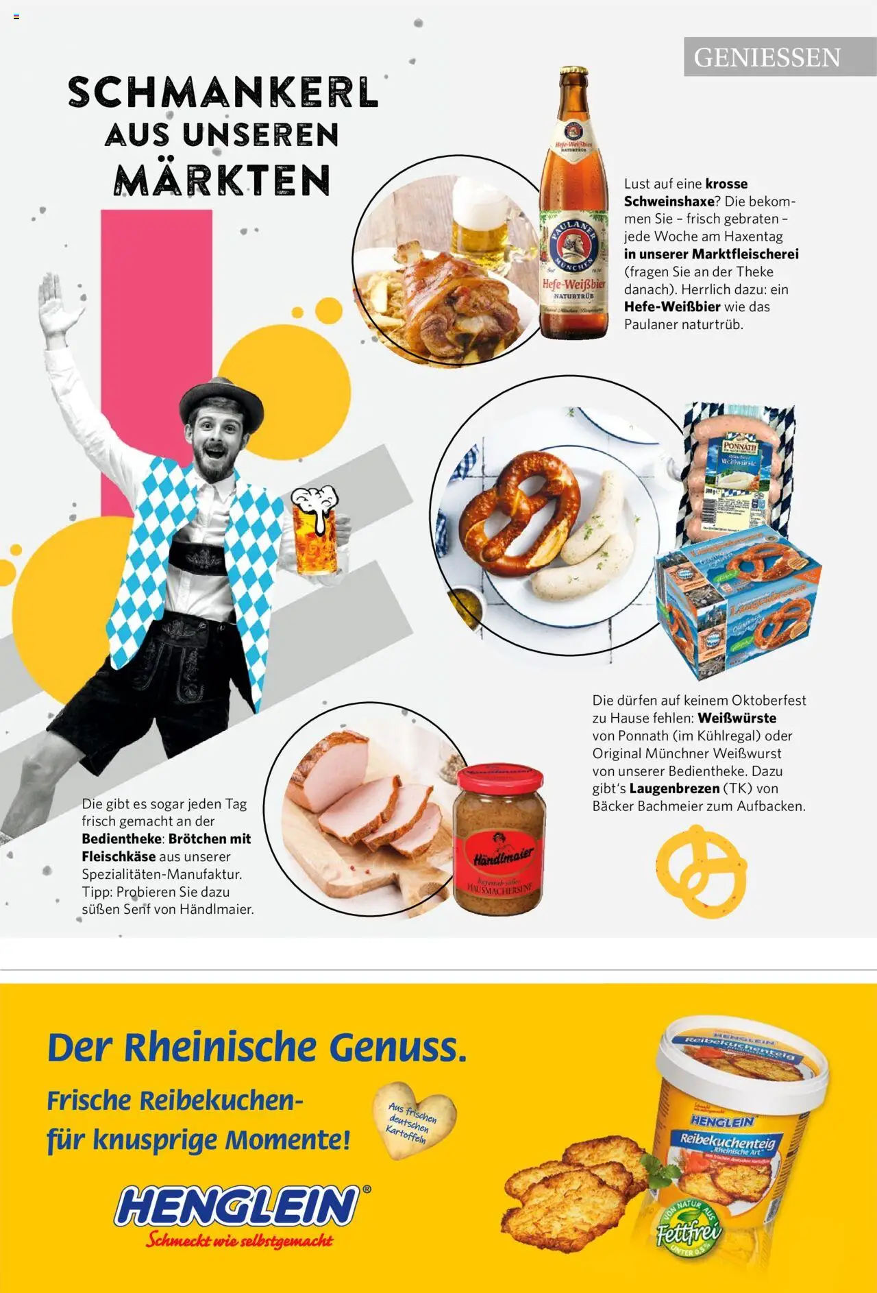Famila Nordwest myTime September 2025 – gültig ab 01.09.2025 | Seite: 31 | Produkte: Theke, Weißwurst, Kartoffeln, Paulaner