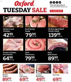 Preview of Oxford Freshmarket specials valid from 12.08.2025