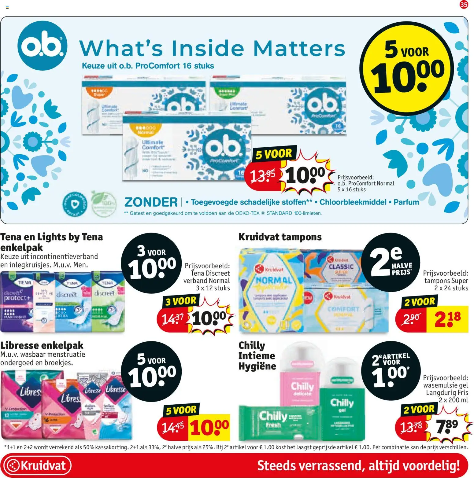 {H1} | Pagina: 38 | Producten: Kan, Parfum, Tampons, Gel