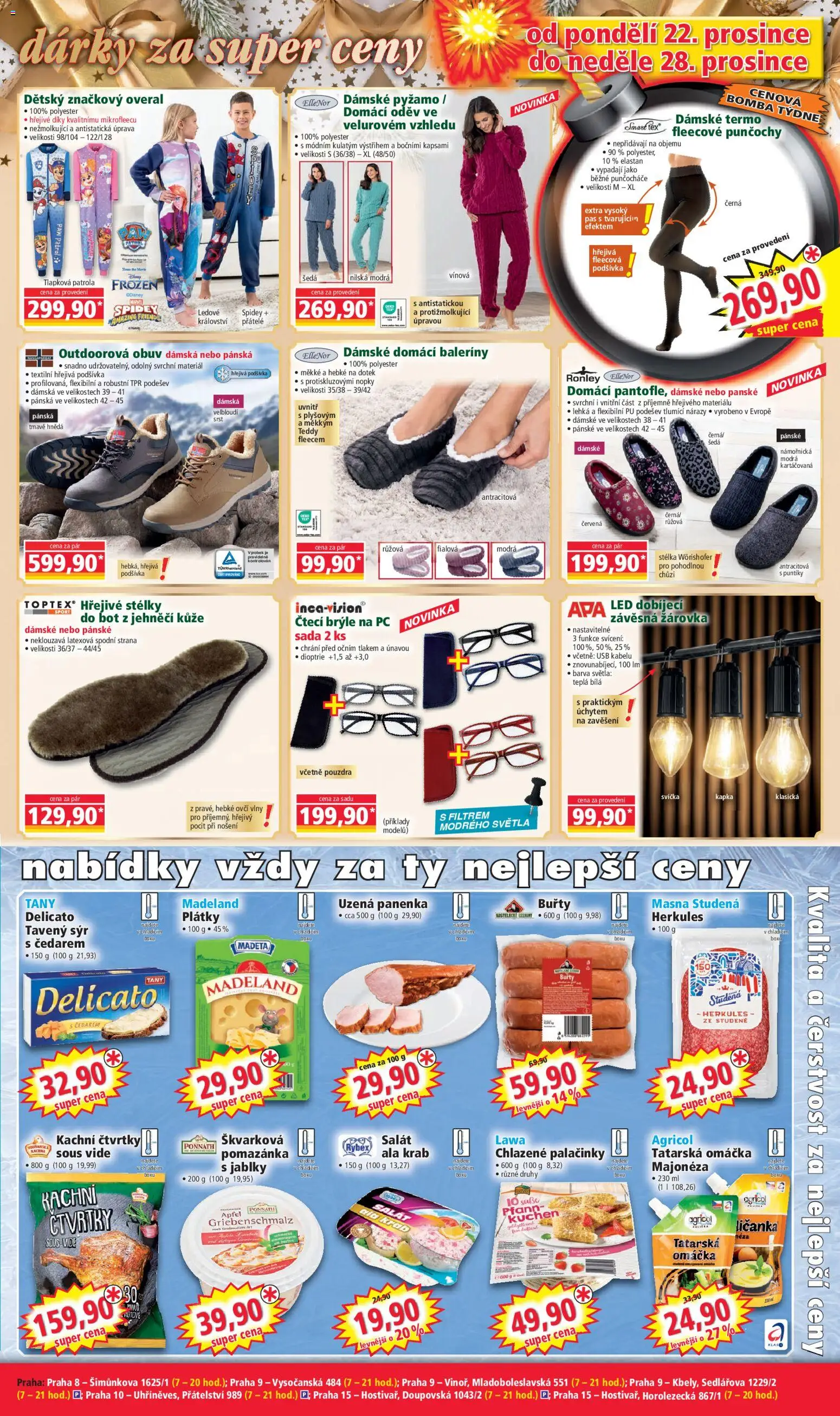 Norma leták od 22.12.2025 | Strana: 3 | Produkty: Sýr, Svíčka, LED, Dámské pyžamo