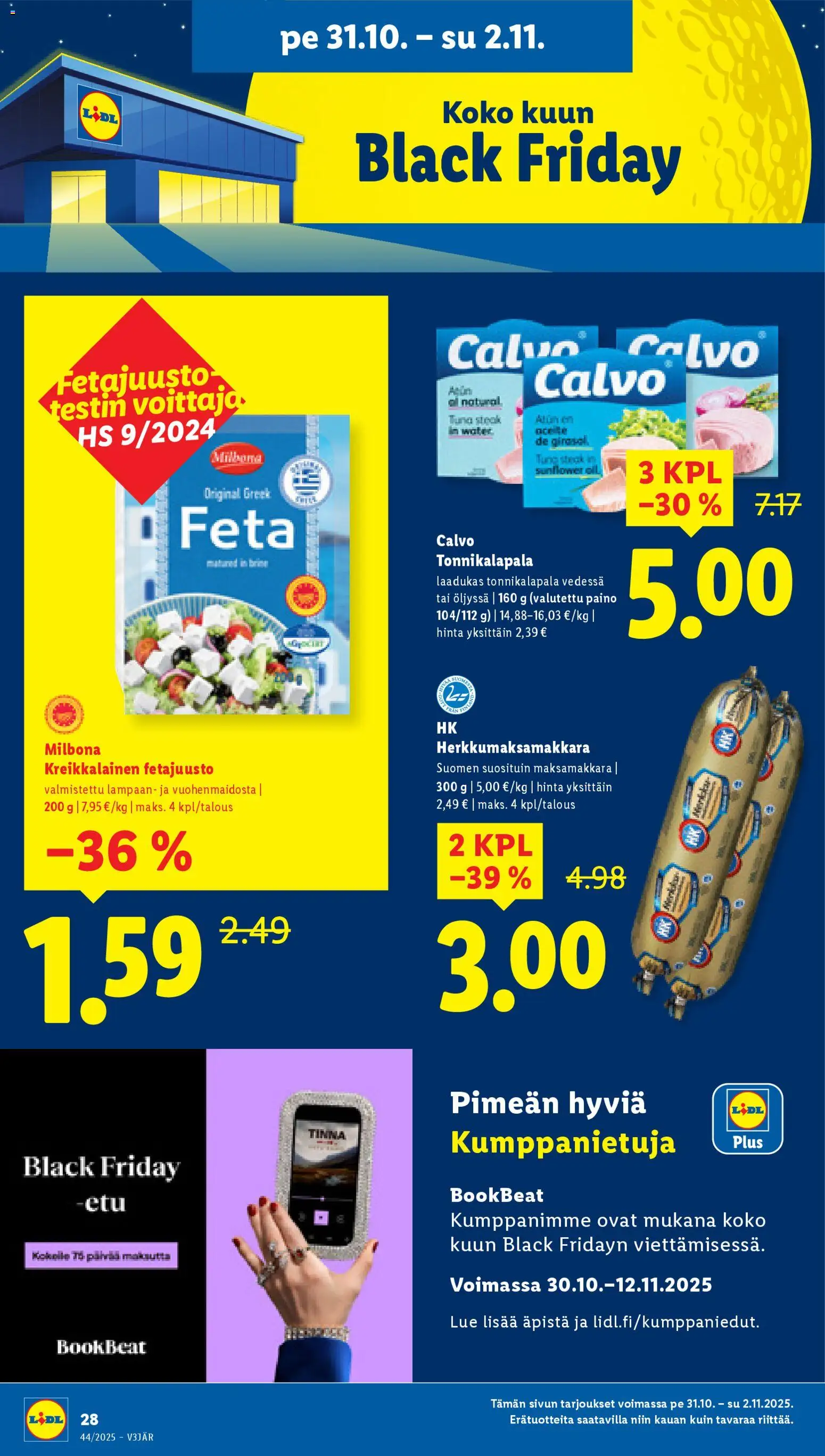 Lidl tarjoukset - Helsinki – voimassa 30.10.2025 alkaen | Sivu: 32 | Tuotteet: Fetajuusto