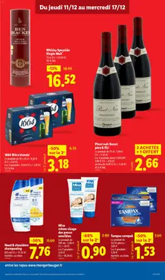 LIDL - Prévisualisation de 1664 Bière blonde*, Le produit de 10 x 25 cl, 5,5% Vol. valide à partir de 11.12.2025 | Page: 17