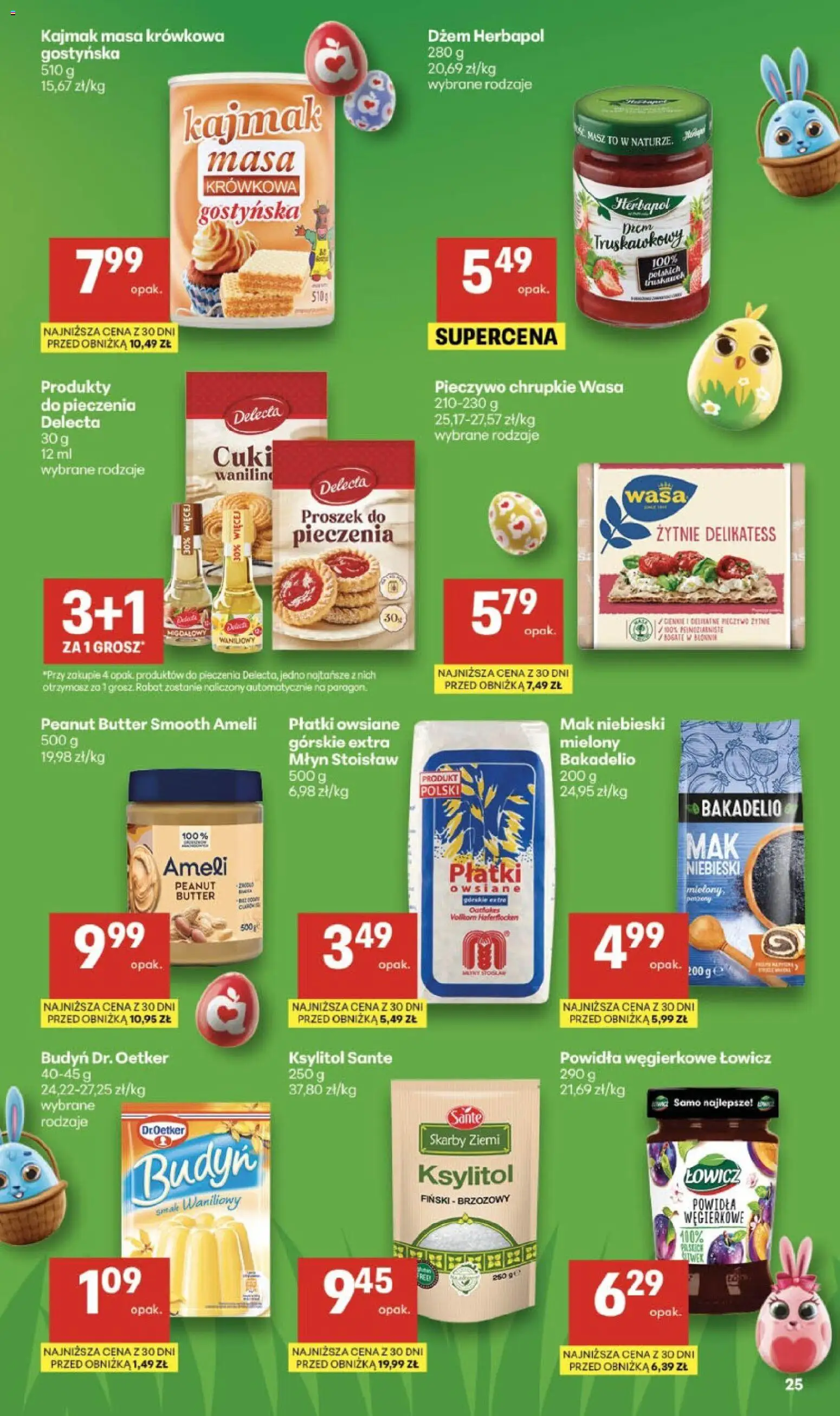 Delikatesy Centrum gazetka od 12.03.2026 | Strona: 25 | Produkty: Mak, Mak niebieski, Pieczywo chrupkie, Powidła
