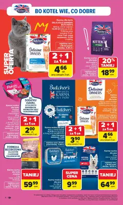 Pogląd oferty "Carrefour Gazetka - Pies & Kot" - ważna od 02.02.2026 | Strona: 4 | Produkty: Karma dla kota, Wołowina, Karma dla psów