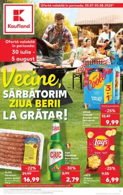 Catalog Kaufland - Domnesti – previzualizare al pliantului de la Kaufland valabil de la 30.07.2025