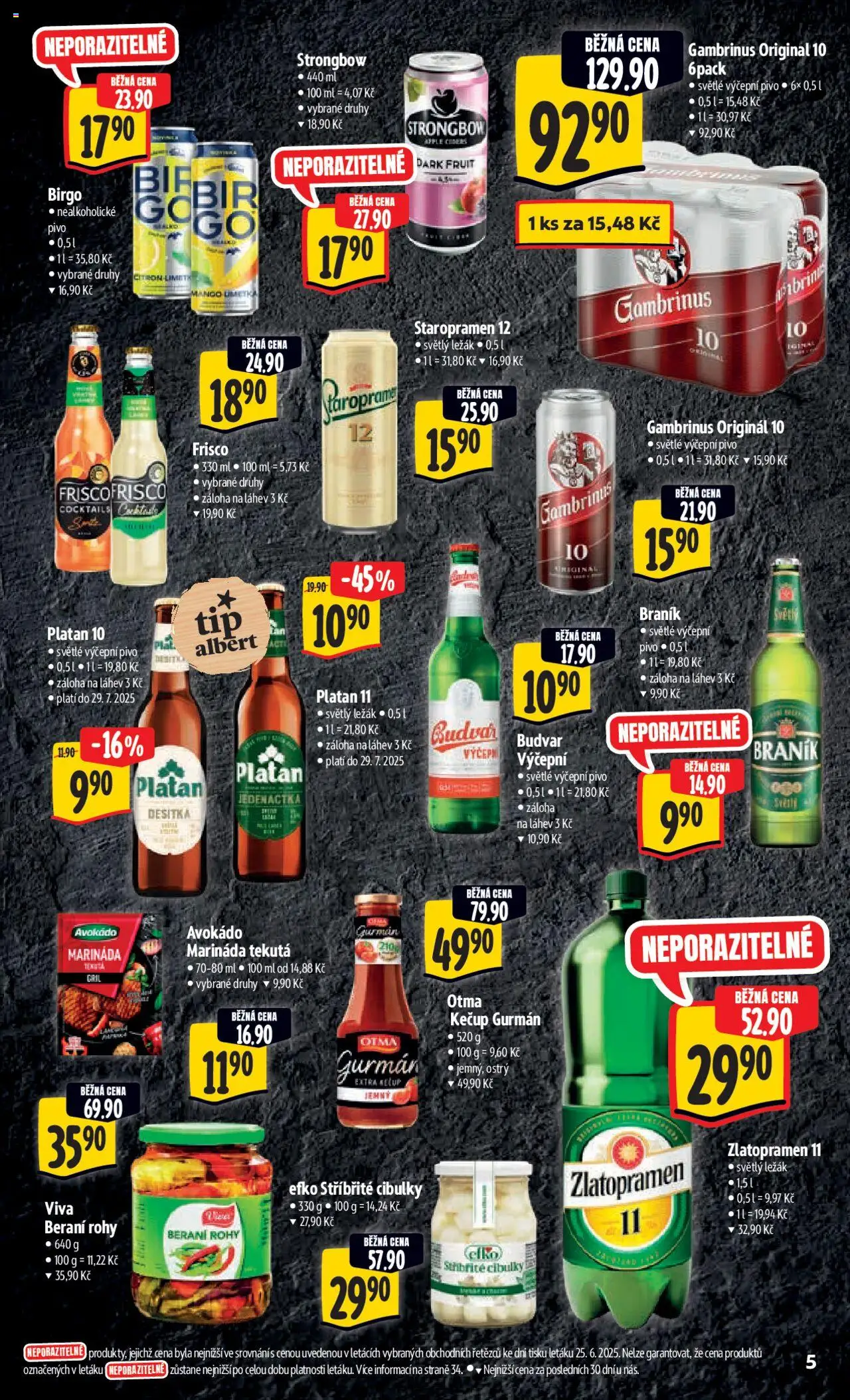 Albert leták - Hypermarket od 02.07.2025 | Strana: 10 | Produkty: Apple, Nealkoholické pivo, Zlatopramen 11, Gambrinus