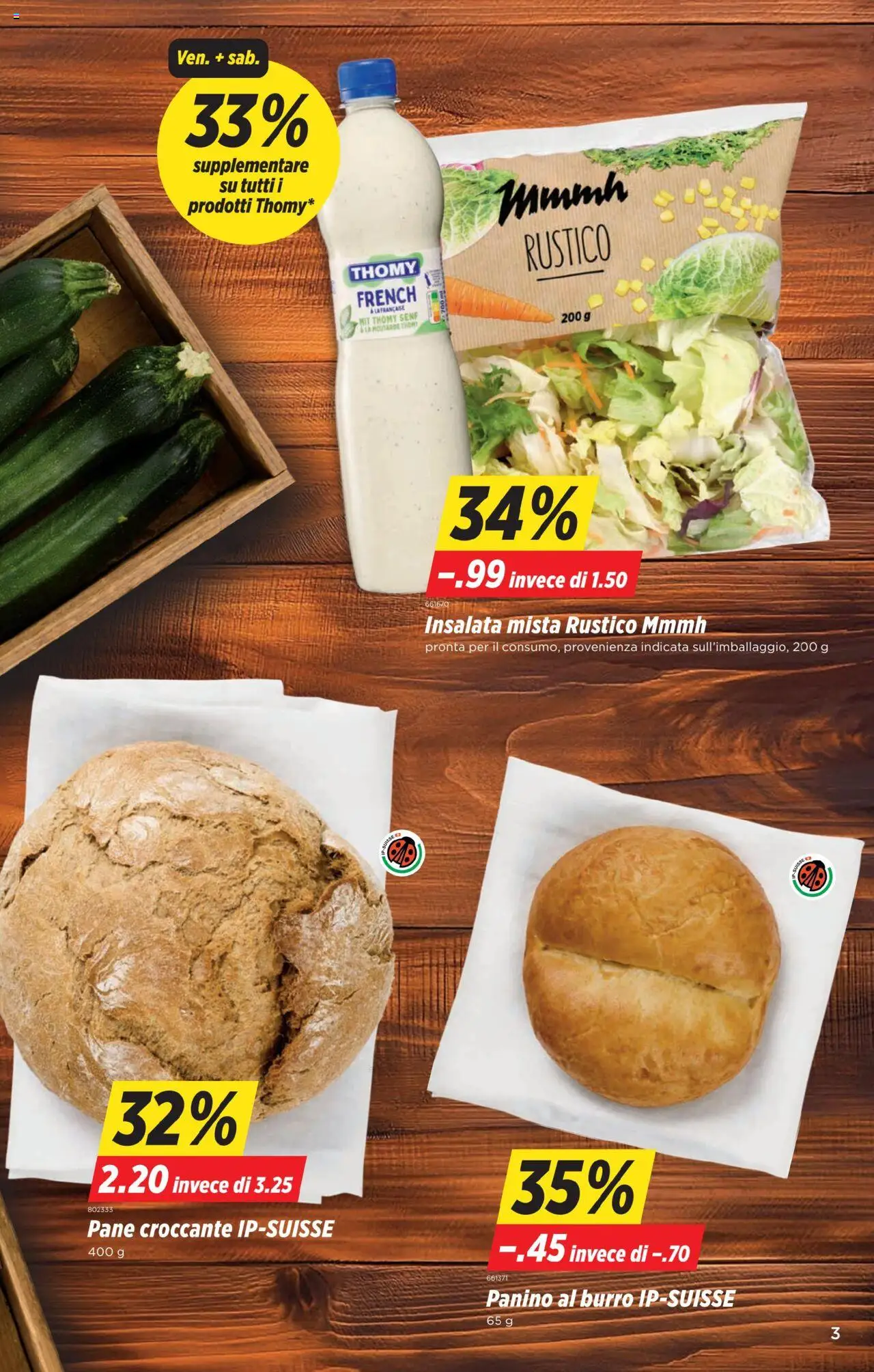 Denner Aktionen IT ab 05.08.2025 | Seite: 3 | Produkte: Dressing, Pane, Butter