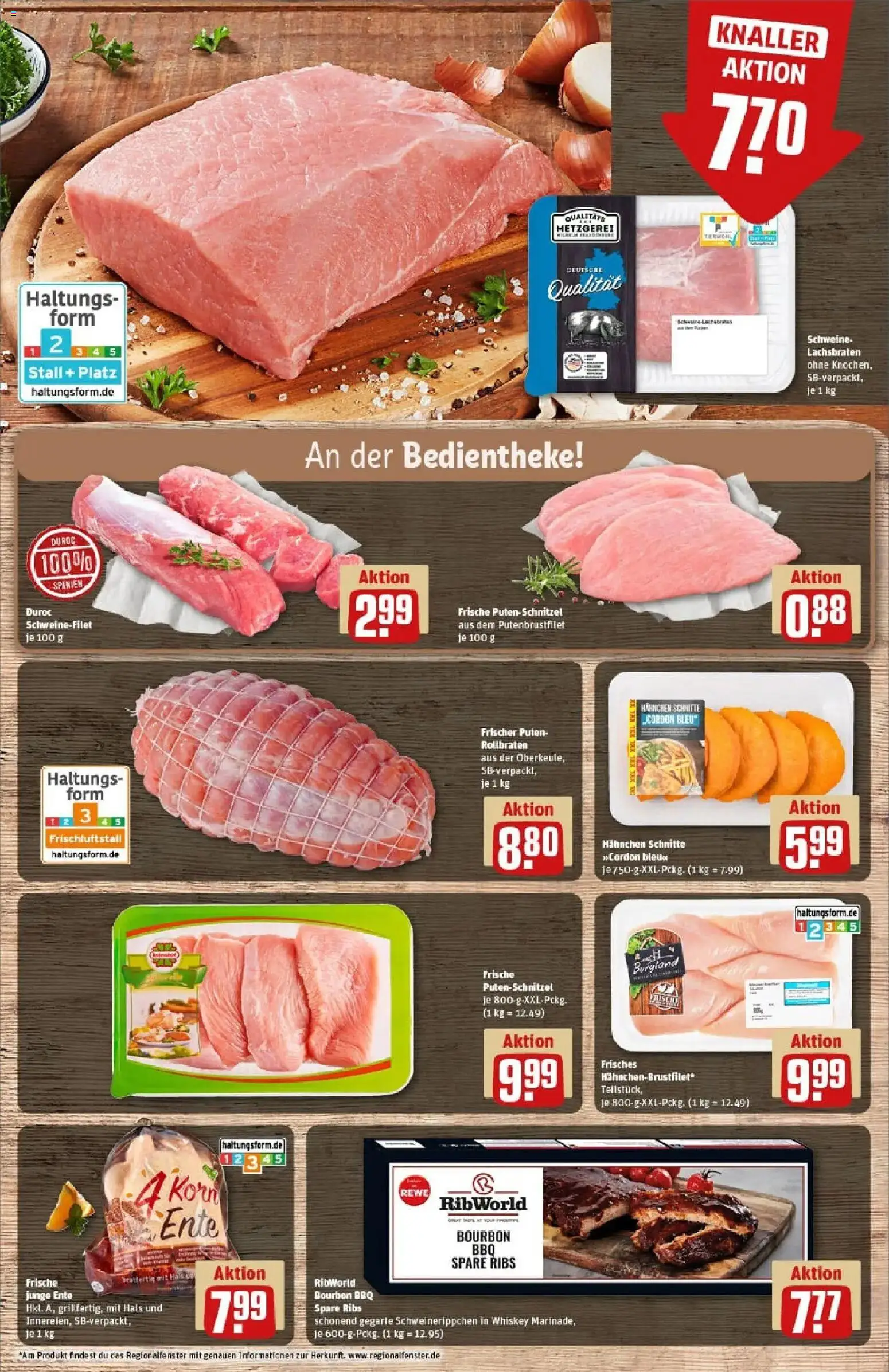 Rewe prospekt Bad Zwischenahn	 – gültig ab 22.12.2025 | Seite: 10 | Produkte: Hahnchen, Spare ribs, Schweinefilet, Whiskey