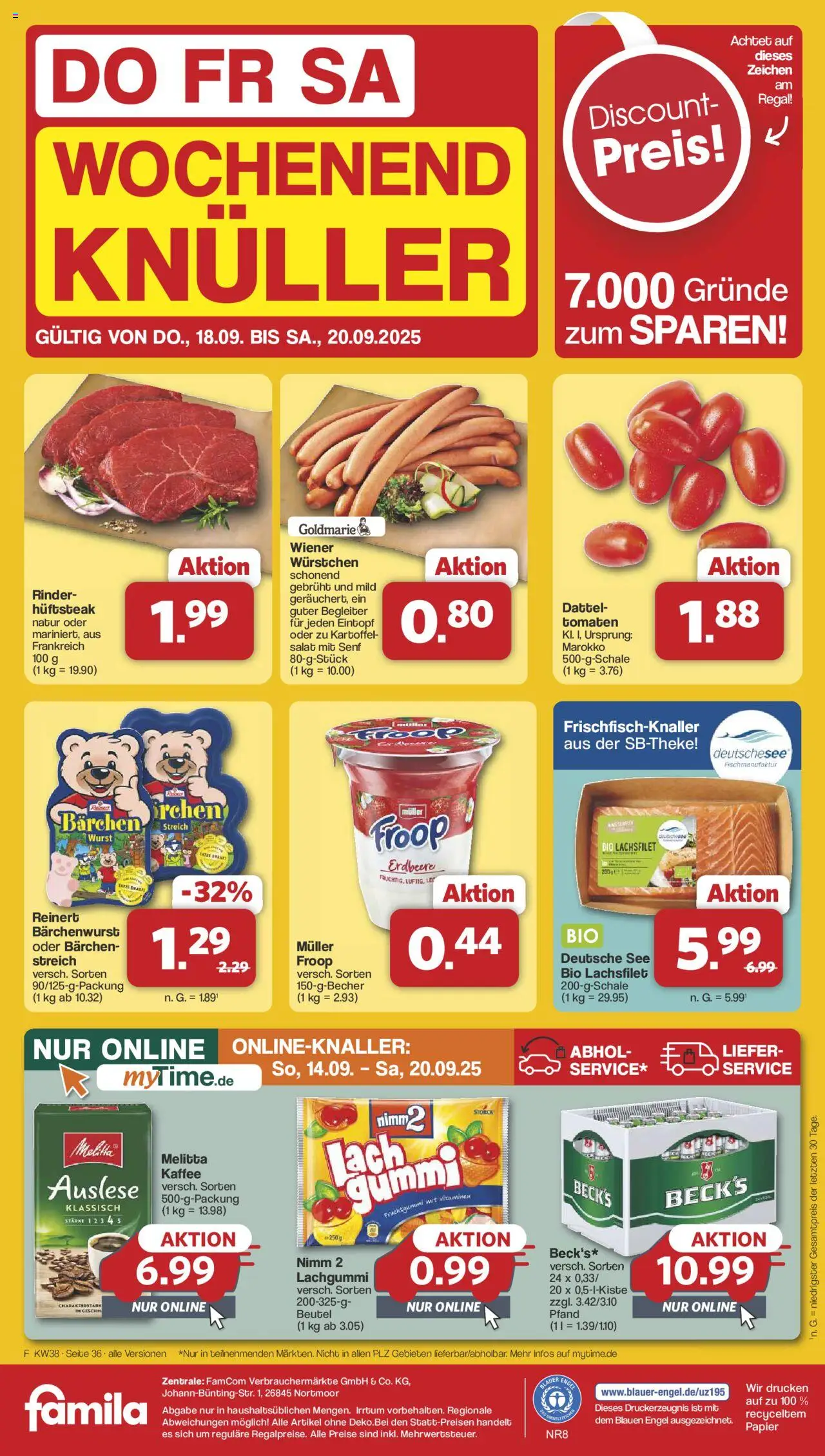 Famila Nordwest Prospekt 	 – gültig ab 15.09.2025 | Seite: 40 | Produkte: Froop, Regal, Wurst, Salat