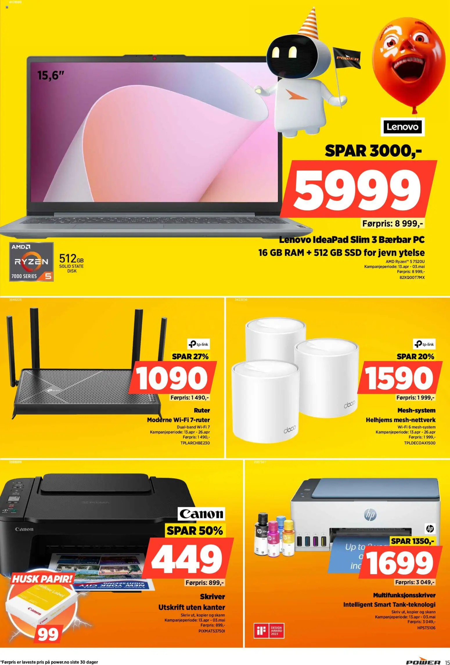 {H1} | Side: 15 | Produkter: Pc, Thon en boite, Суміш дитяча