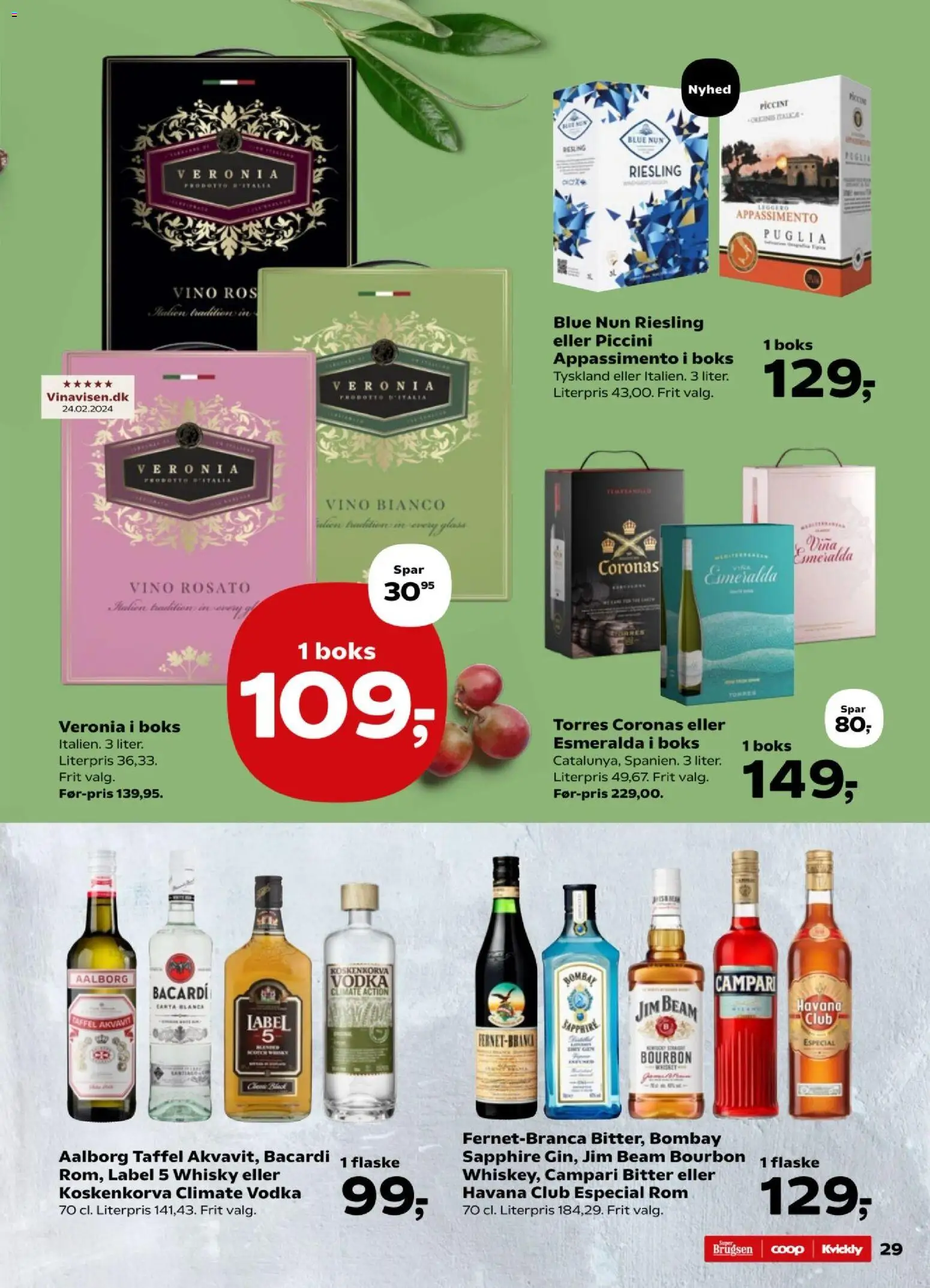 Kvickly tilbudsavis – gyldig fra 01.01.2026 | Side: 31 | Produkter: Boks, Bourbon, Whisky, Rom