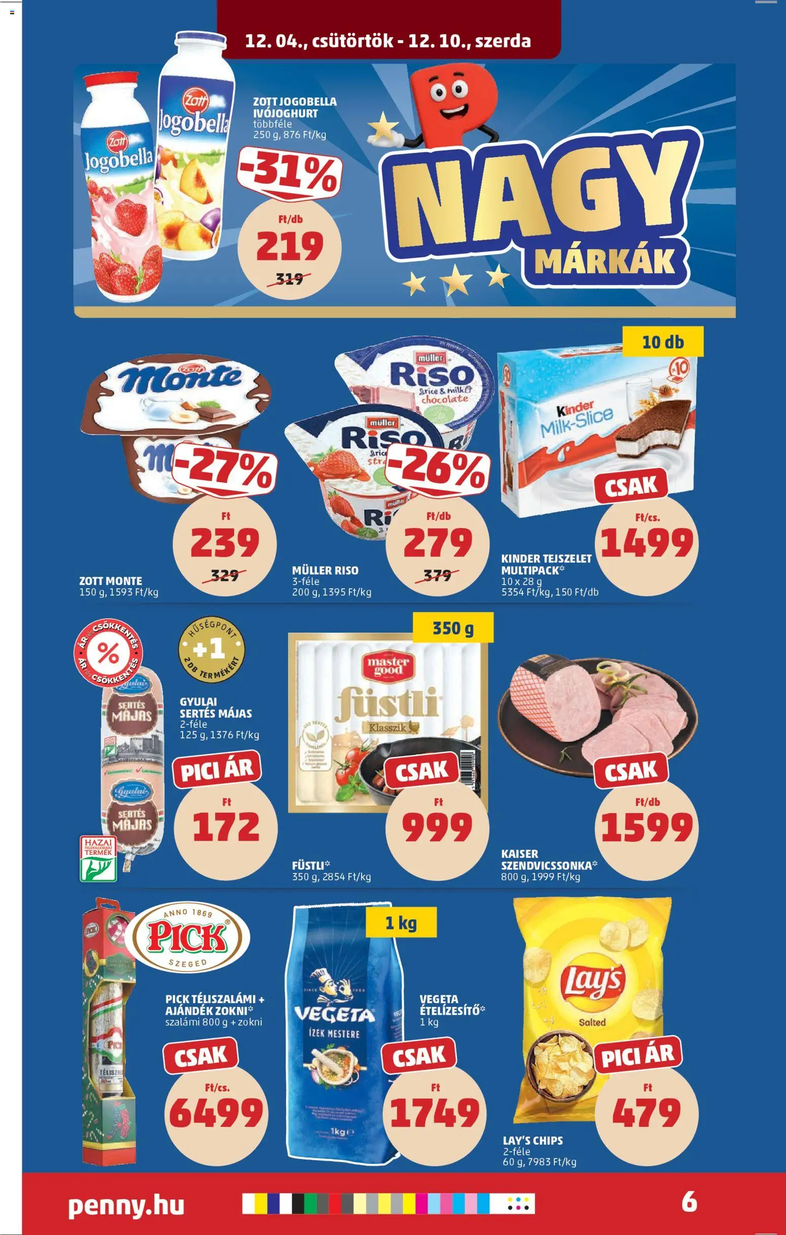 PENNY akciós ujság - amely érvényes a következő dátumtól: 04.12.2025 | Oldal: 10