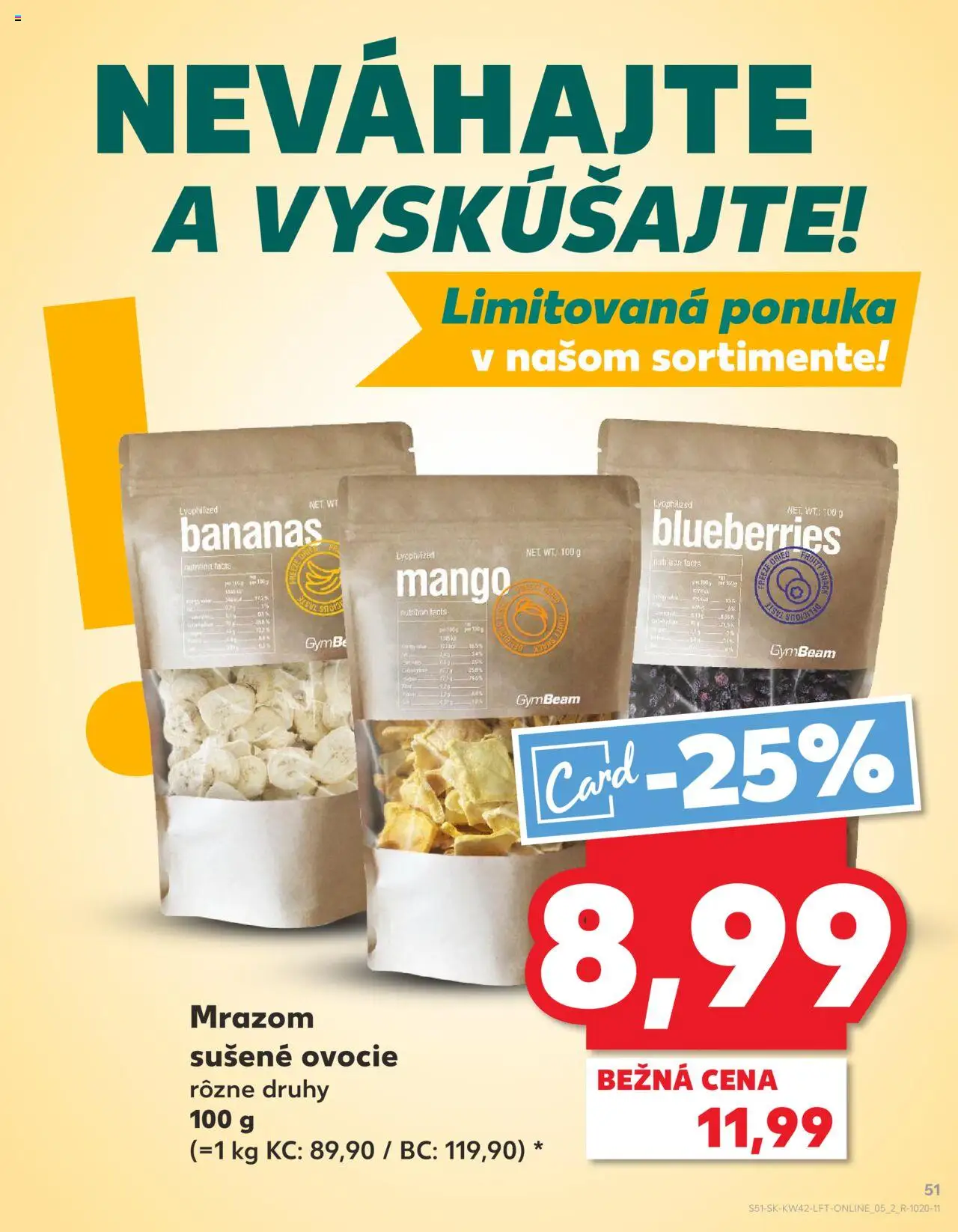 Nové Kaufland akcie – leták je platný od 16.10.2025 | Strana: 51 | Produkty: Mango, Ovocie