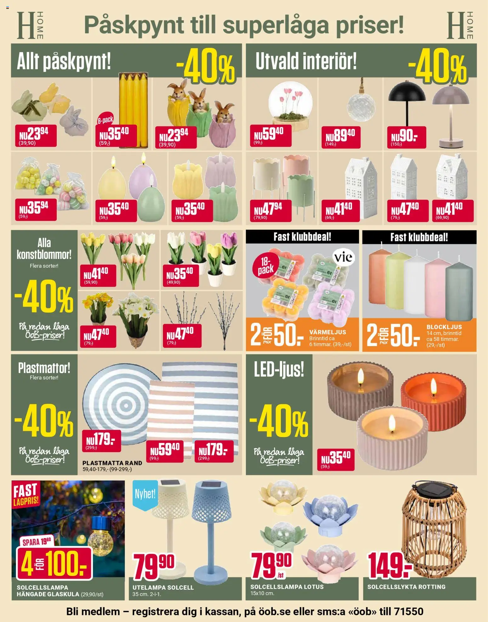 ÖoB reklamblad aktuell från 30.03.2026 | Sida: 6 | Produkter: Värmeljus