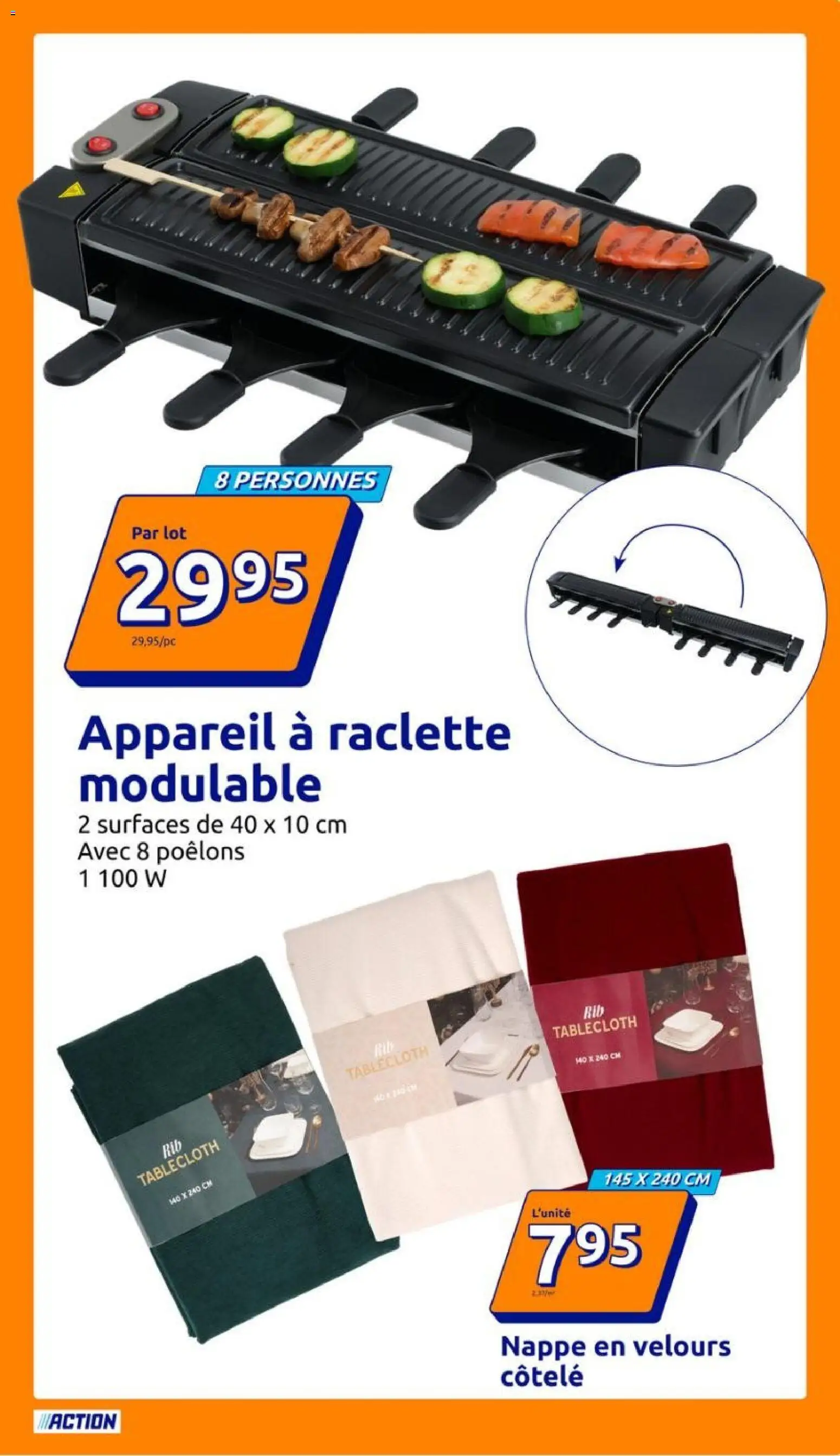 {H1} | Page: 13 | Produits: Raclette, Nappe, Appareil à raclette