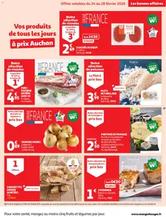 Auchan - Prévisualisation de Auchan prospectus valide à partir de 24.02.2026 | Page: 37 | Produits: Farine de ble, Farine, Porc, Oignons