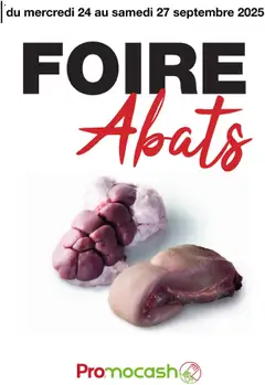 Promocash - Prévisualisation de Promocash - Foire Abats  valide à partir de 24.09.2025