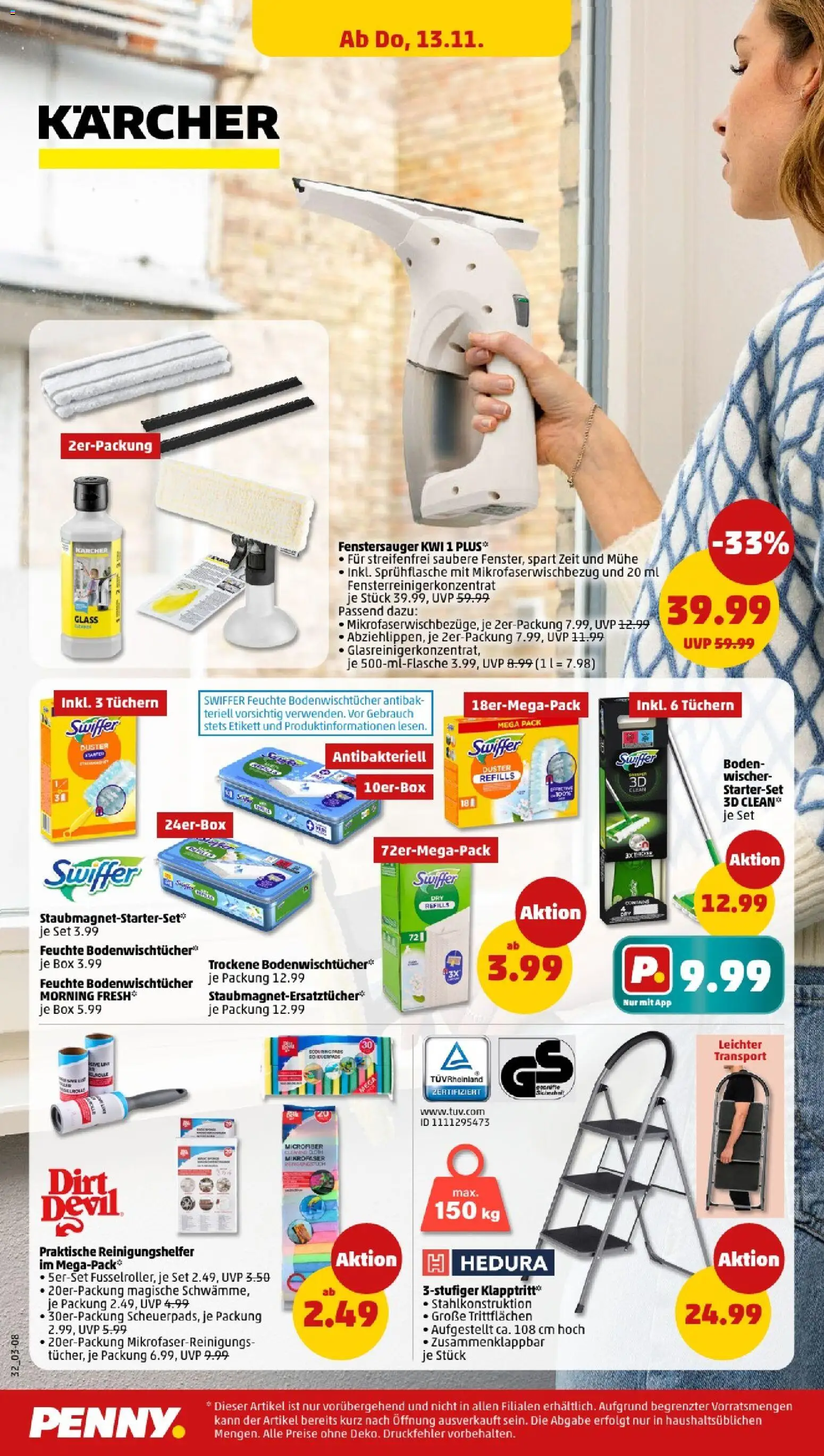 Penny - Niedersachsen – gültig ab 10.11.2025 | Seite: 32 | Produkte: Box, Swiffer